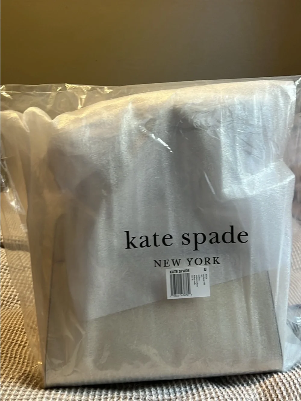 kate spade New York Madison Cream Saffiano Leather Satchel